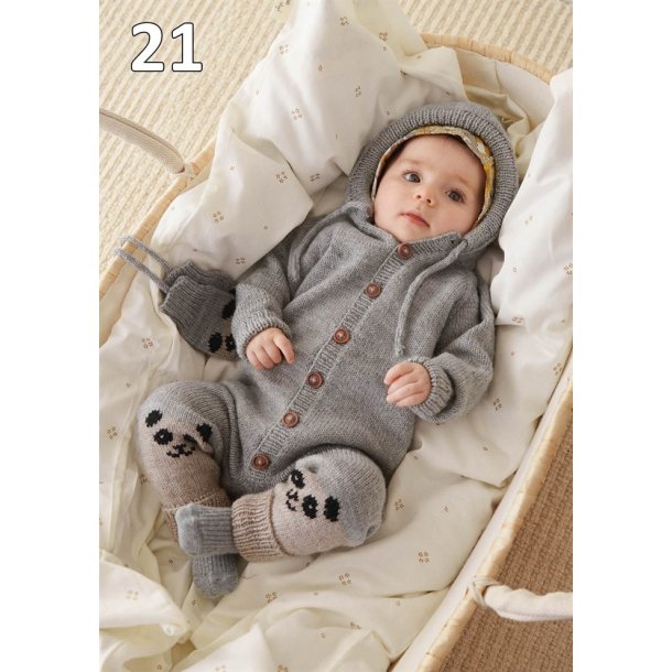 Sandnes strikkehfte 2108 - Myk start / Bld start til baby