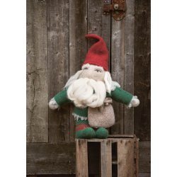 Nisse - strikkekit med opskrift og Fritidsgarn fra Sandnes Garn