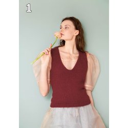 Sandnes strikkehfte Tema 62 - Veste