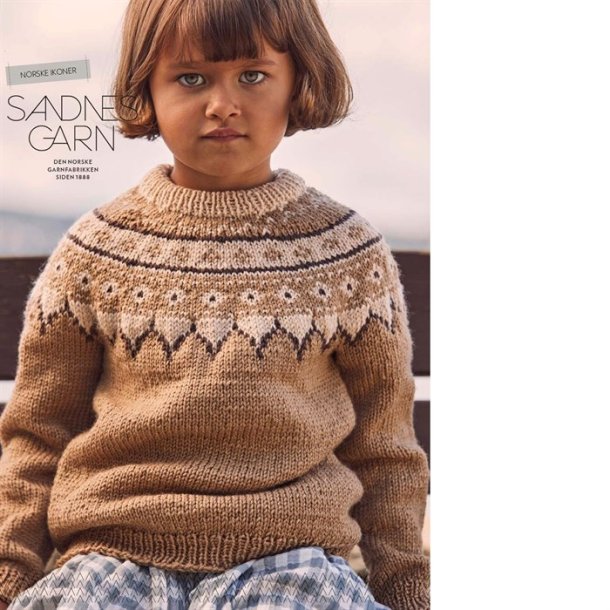Sandnes strikkehæfte Tema 67 - Norske ikoner til børn