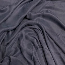 Sandvasket cupro i mrkebl - pr. 0,25 meter