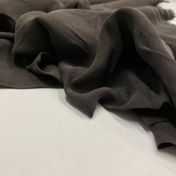 Sandvasket cupro i mrkegrn - pr. 0,25 meter