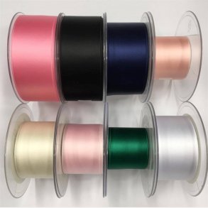 Satinbnd double face 40 mm - pr. meter