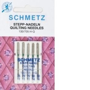 Schmetz Maskinnl til Quilting  Ass. str. 75-90, 5 stk. 