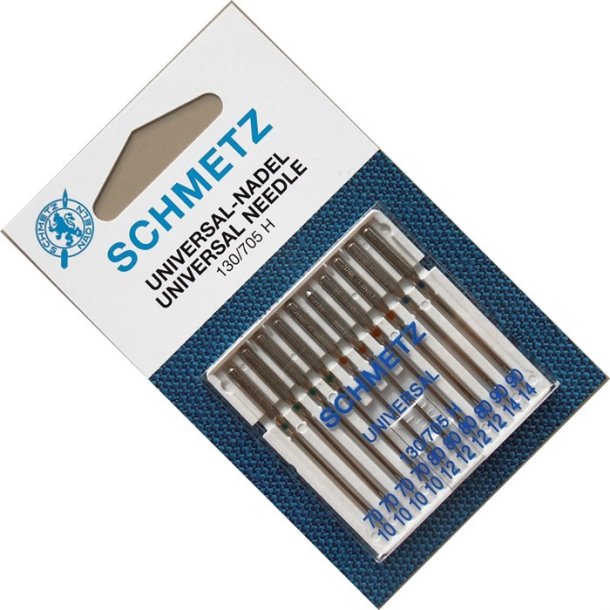 Schmetz Universalnle 10 stk., Ass. 70-90