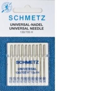 Schmetz Universalnle 10 stk., Ass. 70-90