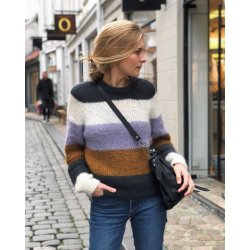 Sekvens Sweater - strikkeopskrift fra PetiteKnit