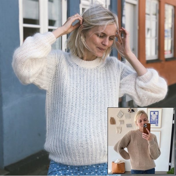 September Sweater - strikkeopskrift fra PetiteKnit