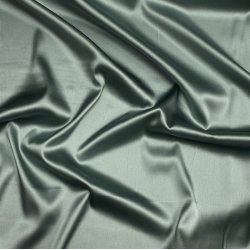 Silke med str�k i havgr�n - pr. 0,25 meter