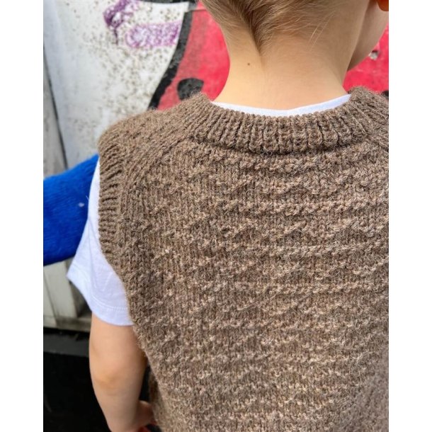 Sille Slipover Mini - strikkeopskrift fra PetiteKnit