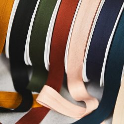Skrbnd /  Bias Tape 18 mm i viskose fra Mind The Maker - pr. meter