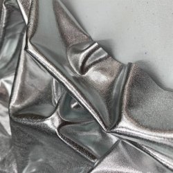 Slv stof med strk - pr. 0,25 meter