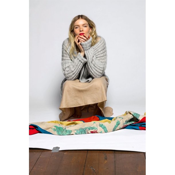 S�mandens ribcardigan / ribjakke - str. XL-XXL