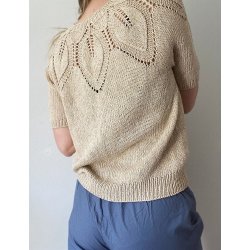 Sommer Dahlia - strikkeopskrift fra le knit / Lene Holme Samse