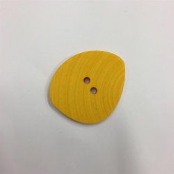 Stor gul knap, ca. 40 mm - pr stk.