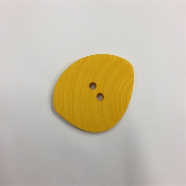 Stor gul knap, ca. 40 mm - pr stk.
