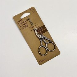 Storkesaks i messingfarve 