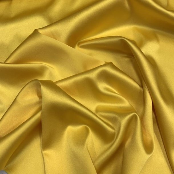 Silke med strk i gul - pr. 0,25 meter