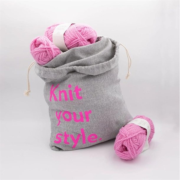 Strikkenet i genbrugt bomuld - "Knit your style"