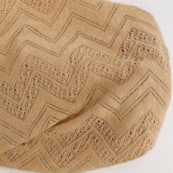 Strikstof med hulmnster i pudderfarvet - pr. 0,25 meter