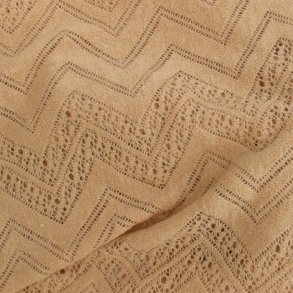 Strikstof med hulmnster i pudderfarvet - pr. 0,25 meter