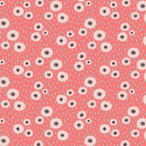 Bomuld - Summer Bloom, Pretty in Pink Fabric by Cotton + Steel - pr. 0,25 meter