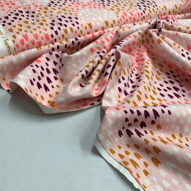 Bomuld - Summer of Love, Sugar Poppy Fabric by Cotton + Steel - pr. 0,25 meter