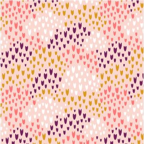 Bomuld - Summer of Love, Sugar Poppy Fabric by Cotton + Steel - pr. 0,25 meter