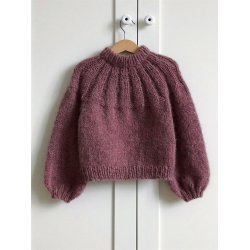 Sunday Sweater Junior - strikkeopskrift fra PetiteKnit