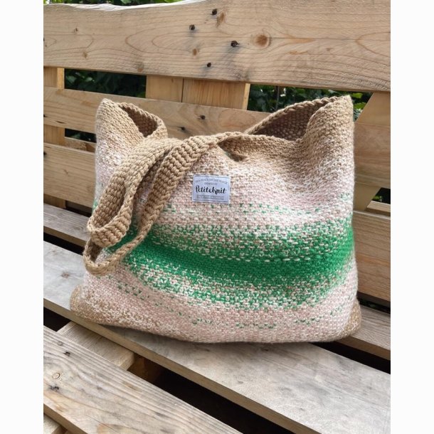 Technicolor Shopper - strikkeopskrift fra PetiteKnit
