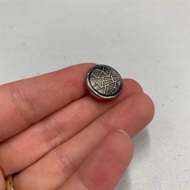 Terrazzo metalknap, 15 mm