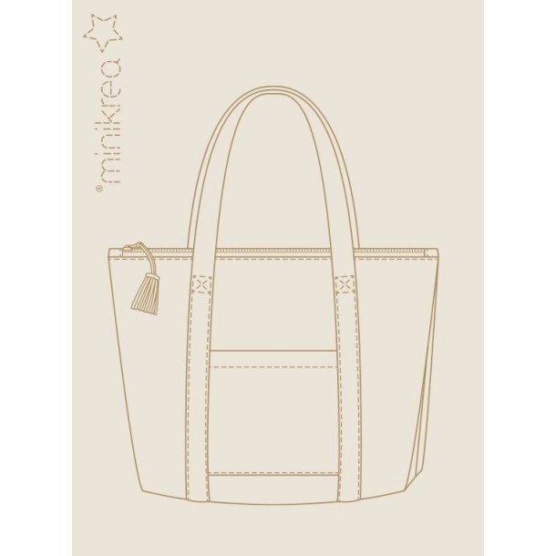 Skuldertaske med lynls - MiniKrea mnster 117