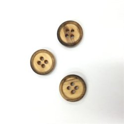 Tr� knap med br�ndt kant, 3 st�rrelser - Pr. stk.