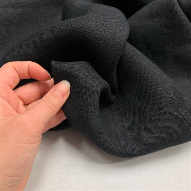 Tynd hr kvalitet i sort - pr. 0,25 meter