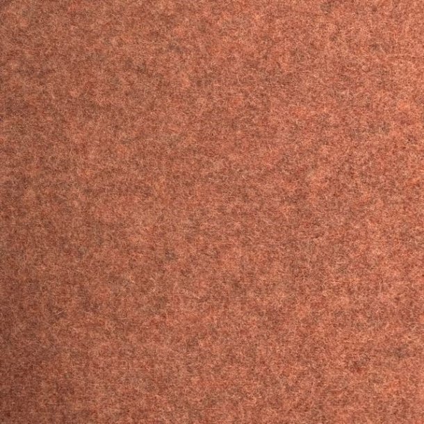 Uldfilt, meleret brun-rosa - pr. 0,25 meter