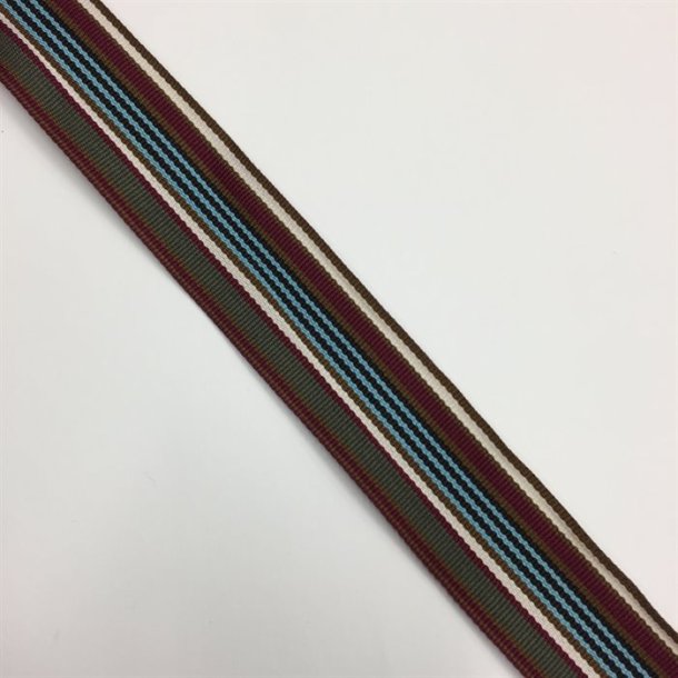 Vvet bnd, flere farvet, 38 mm - pr. meter
