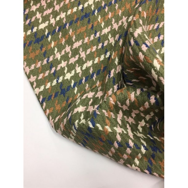 Vvet bomuldsstof i farver - pr. 0,25 meter