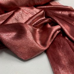 Velour med glimmer i stvet rosa - pr. 0,25 meter