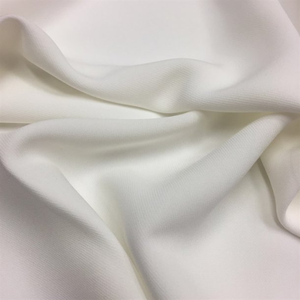 Viskose twill i rhvid - pr. 0,25 meter