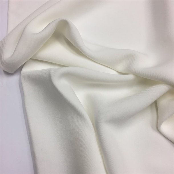 Viskose twill i rhvid - pr. 0,25 meter