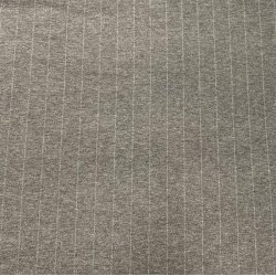 Viskose / polyester i gr med tynde striber - pr. 0,25 meter