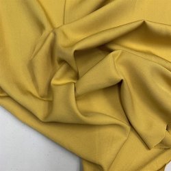 Viskose twill i karrygul - pr. 0,25 meter 