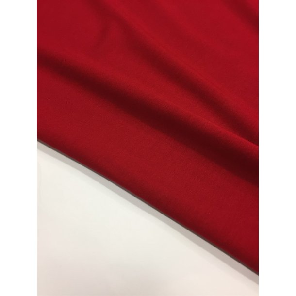 Viskosejersey i r�d - pr. 0,25 meter