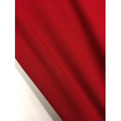 Viskosejersey i r�d - pr. 0,25 meter