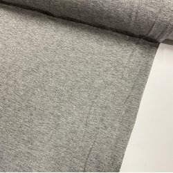 Den lkre viskose jersey i lysegr - pr. 0,25 meter