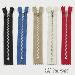 YKK bukselynl�s, ikke delbar 4 mm, 6 - 12 cm lang