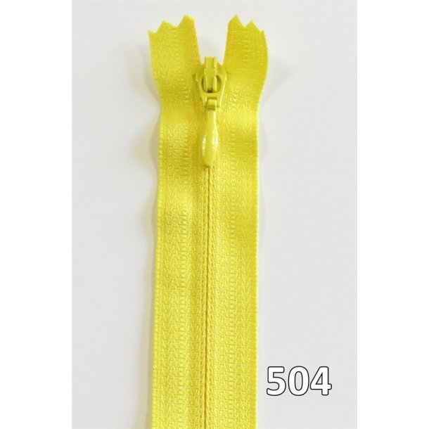 YKK kjolelynls, m/drbe, vendt spiral, ikke delbar 4 mm, 40 - 60 cm lang