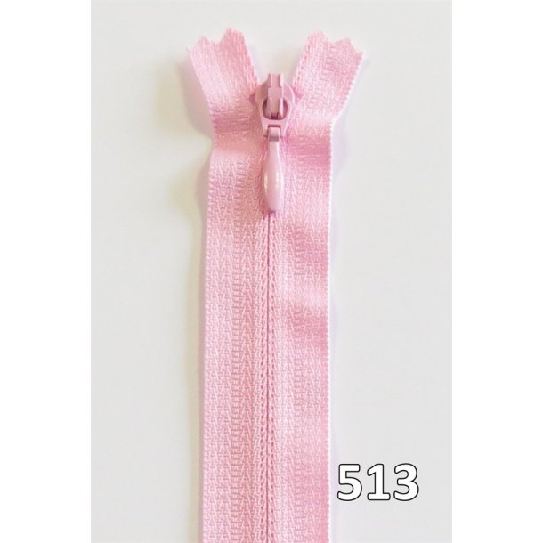 YKK kjolelynls, m/drbe, vendt spiral, ikke delbar 4 mm, 40 - 60 cm lang