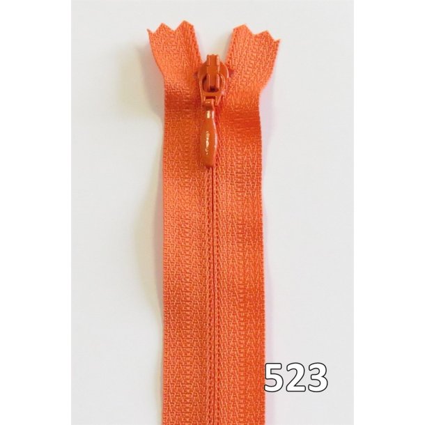 YKK kjolelynls, m/drbe, vendt spiral, ikke delbar 4 mm, 40 - 60 cm lang