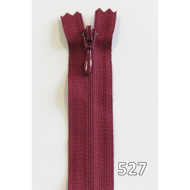 YKK kjolelynls, m/drbe, vendt spiral, ikke delbar 4 mm, 40 - 60 cm lang